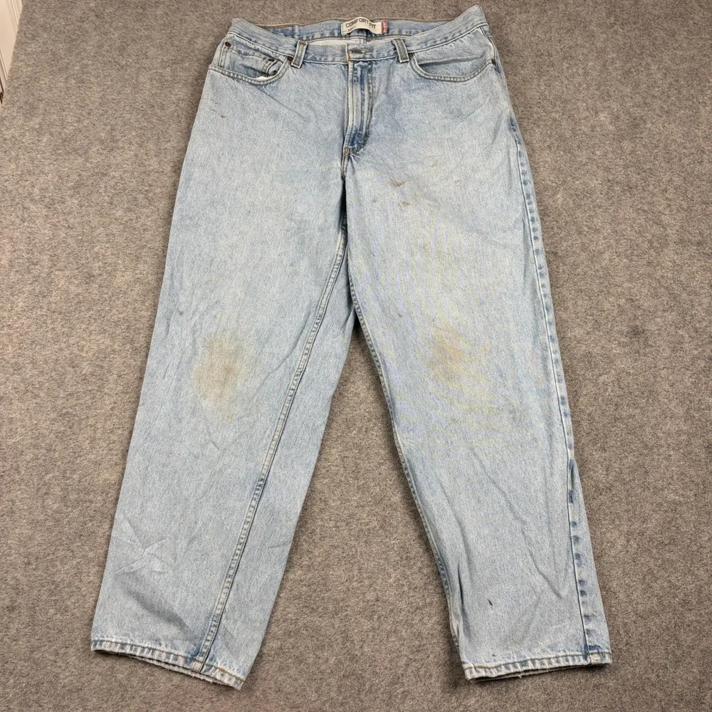 Levi 560‎ Jeans Mens 36x30 Comfort Fit Light Wash Baggy Denim Loose Leg Y2K 00s